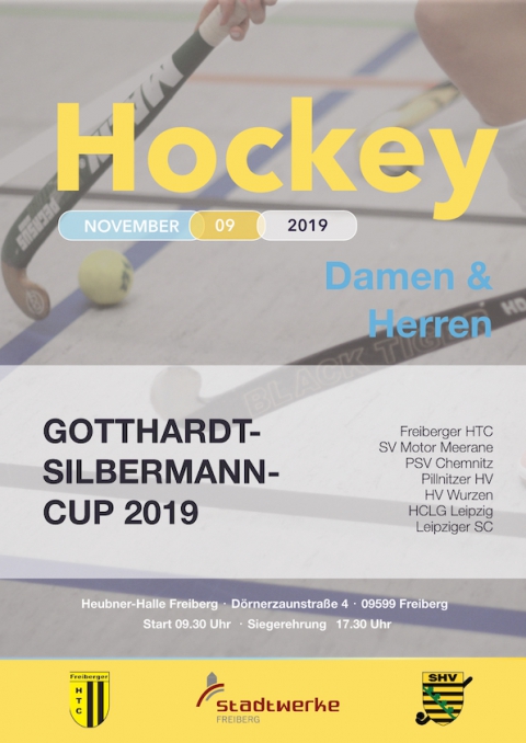 Hockey: Freiberger HTC Gastgeber beim 3. Gotthardt-Silbermann-Cup