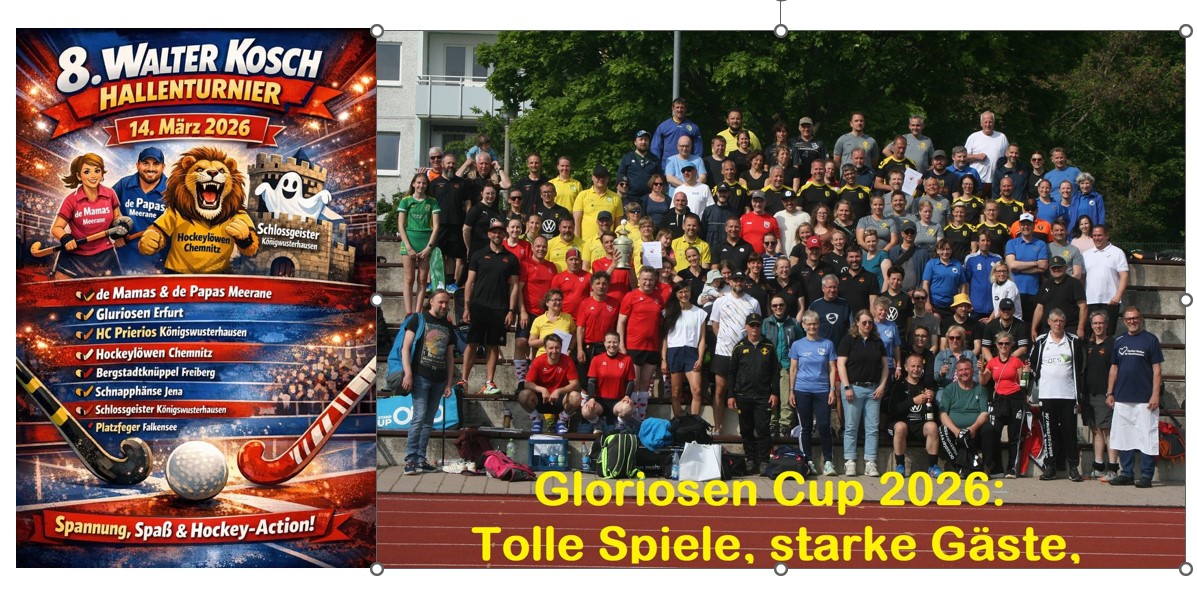 Bergstadtknüppel beenden Hallensaison und starten in die Feldsaison