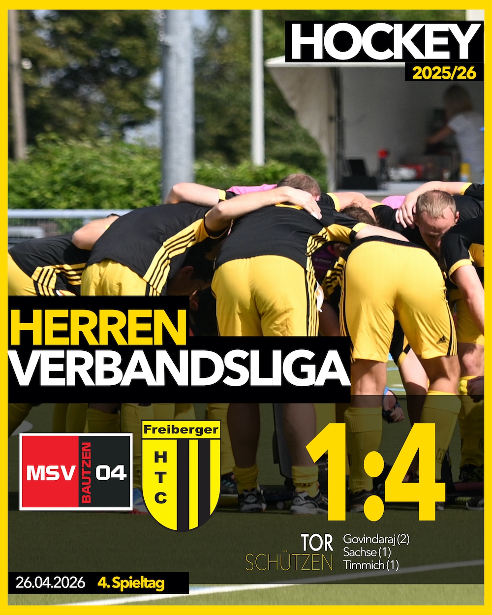 Elternpower & indische Magie: FHTC rollt mit 4:1 zum nächsten Sieg!